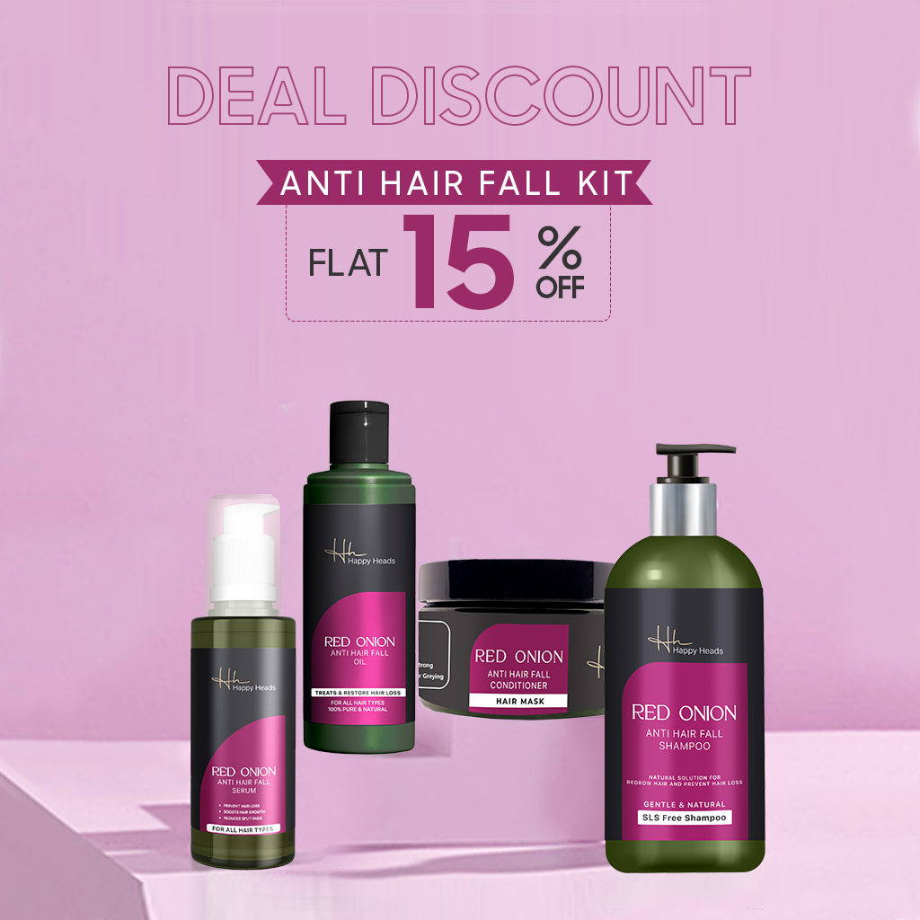 Kit For Hair Fall - Happy Heads PK